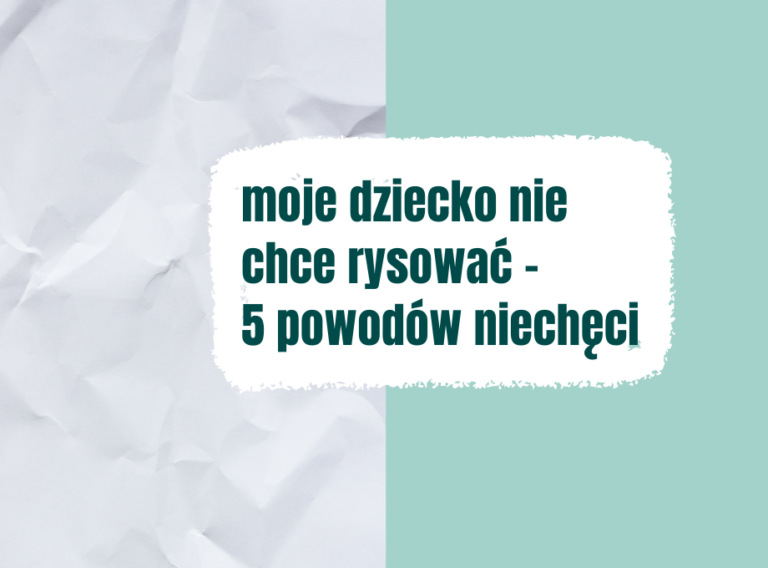 5 powodów niechęci do rysowania